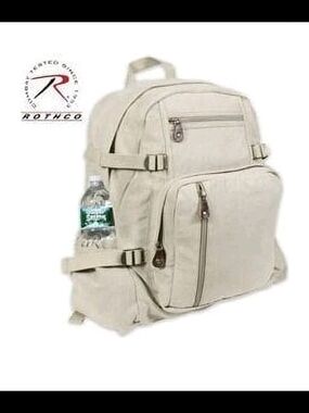 Rothco Jumbo Vintage Canvas Backpack, Kids Unisex
